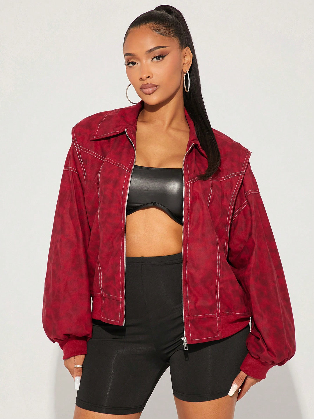 Jachetă SHEIN, roșu