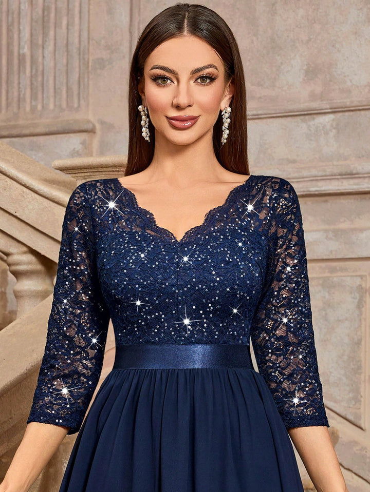Rochie midi SHEIN, albastru