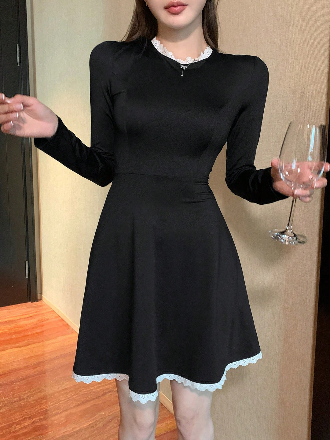 Rochie scurtă SHEIN, negru