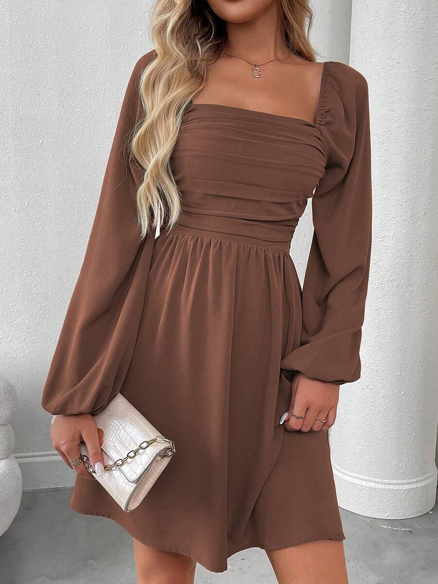 Rochie mini SHEIN, maro