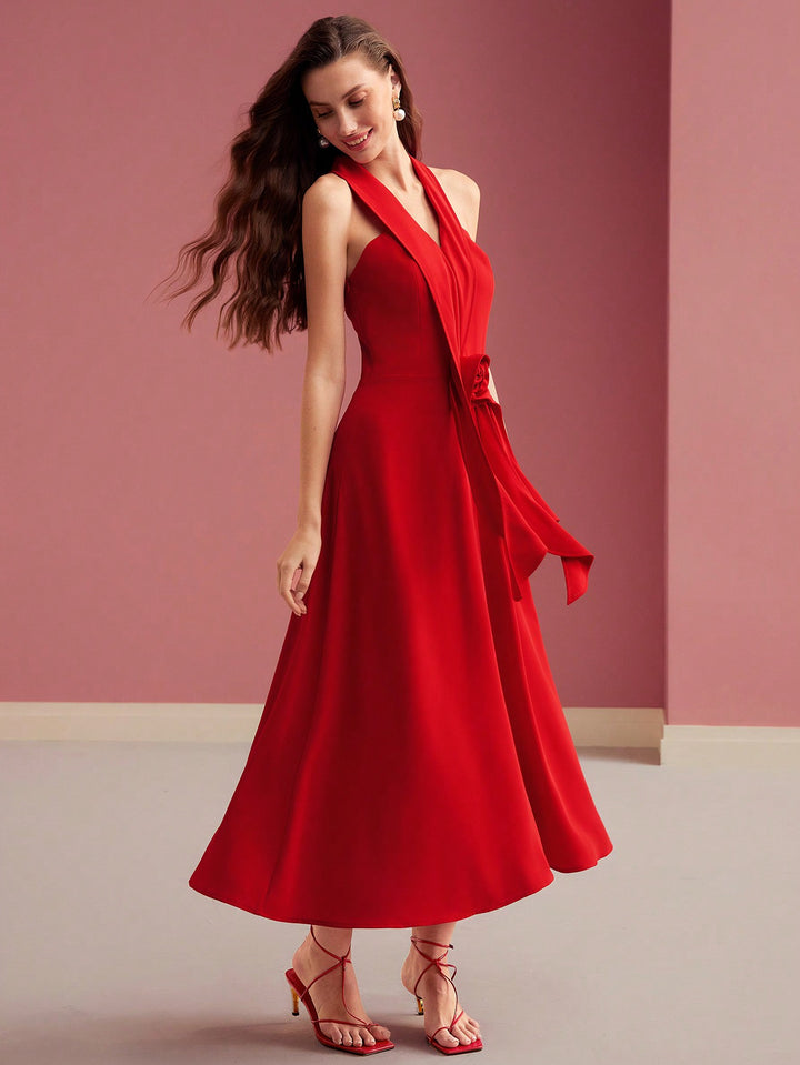 Rochie maxi SHEIN, roșu