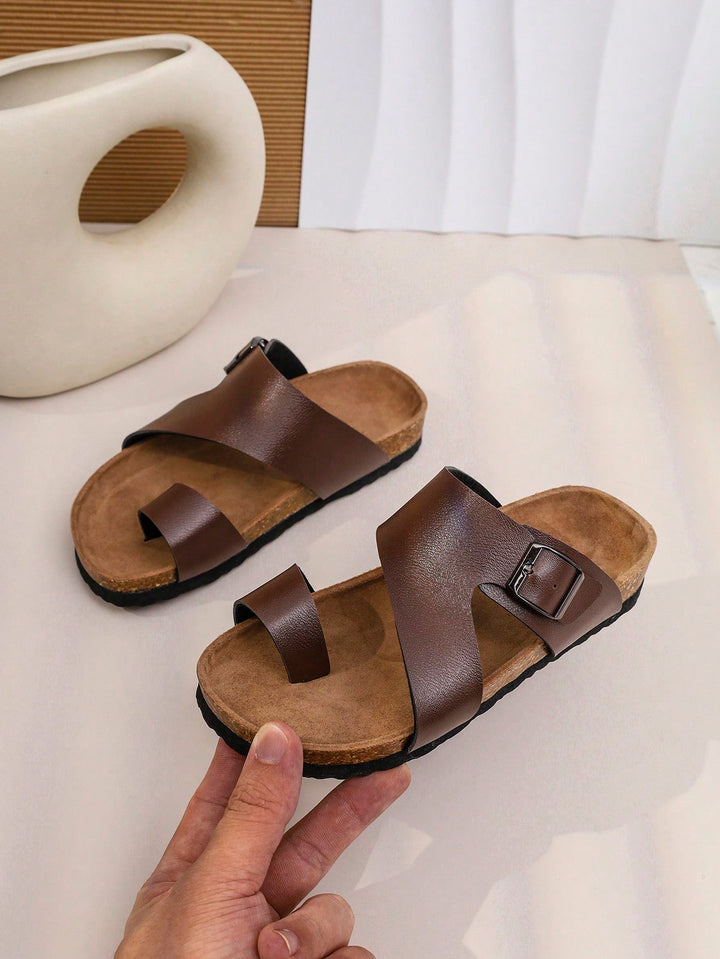 SHEIN papucs, barna