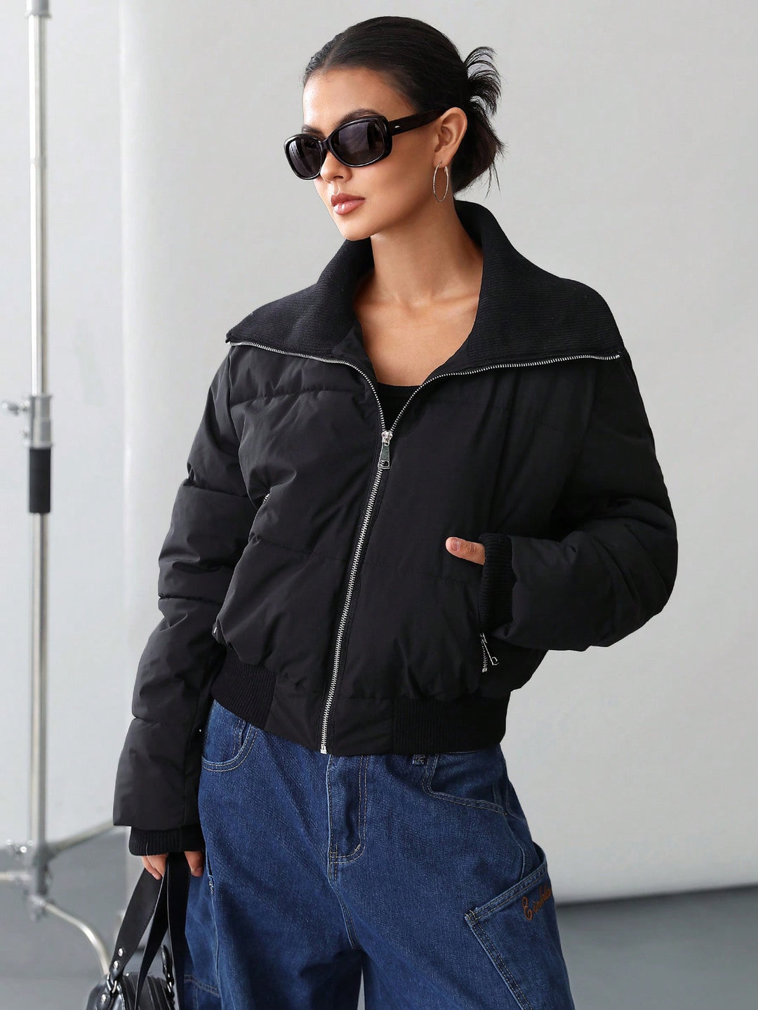 Palton SHEIN, negru