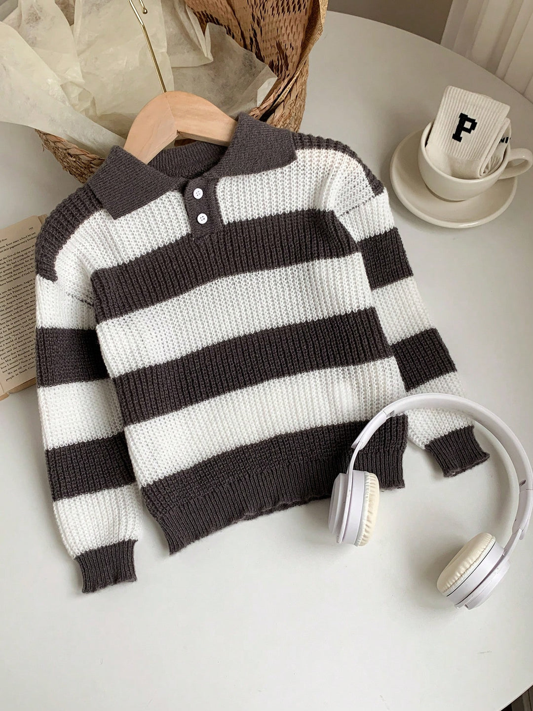 Pulover SHEIN, alb