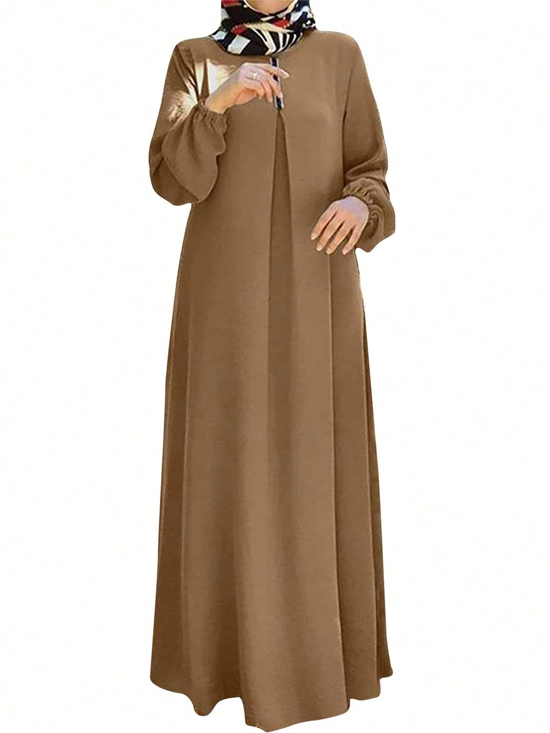 Rochie maxi SHEIN, maro