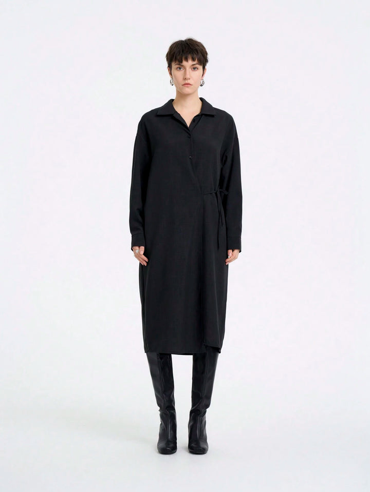 Rochie midi SHEIN, negru