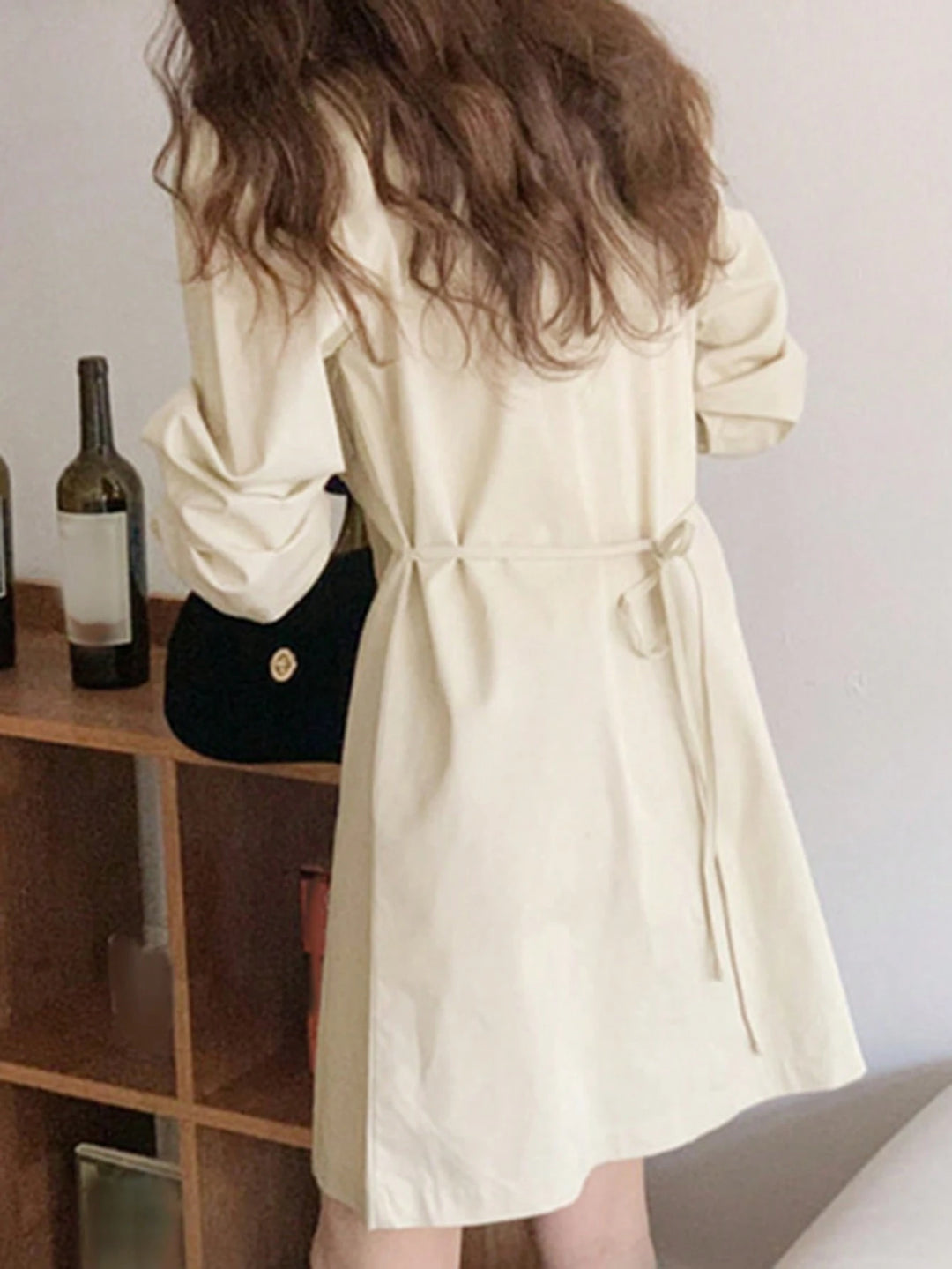 Rochie mini Shein, crem