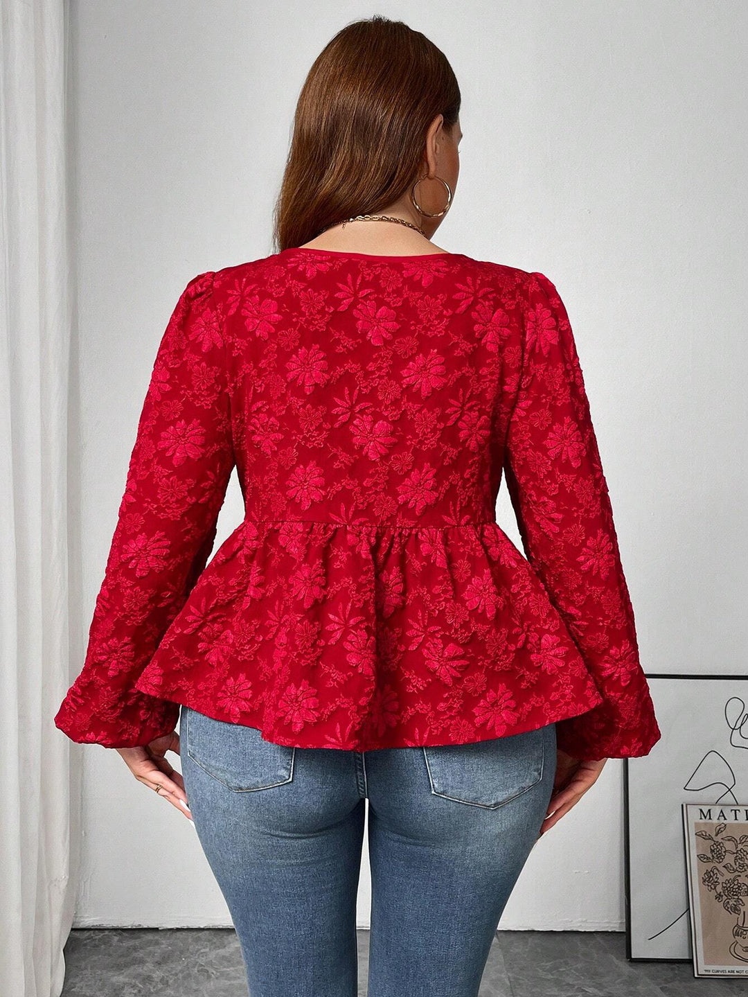 SHEIN blézer, piros
