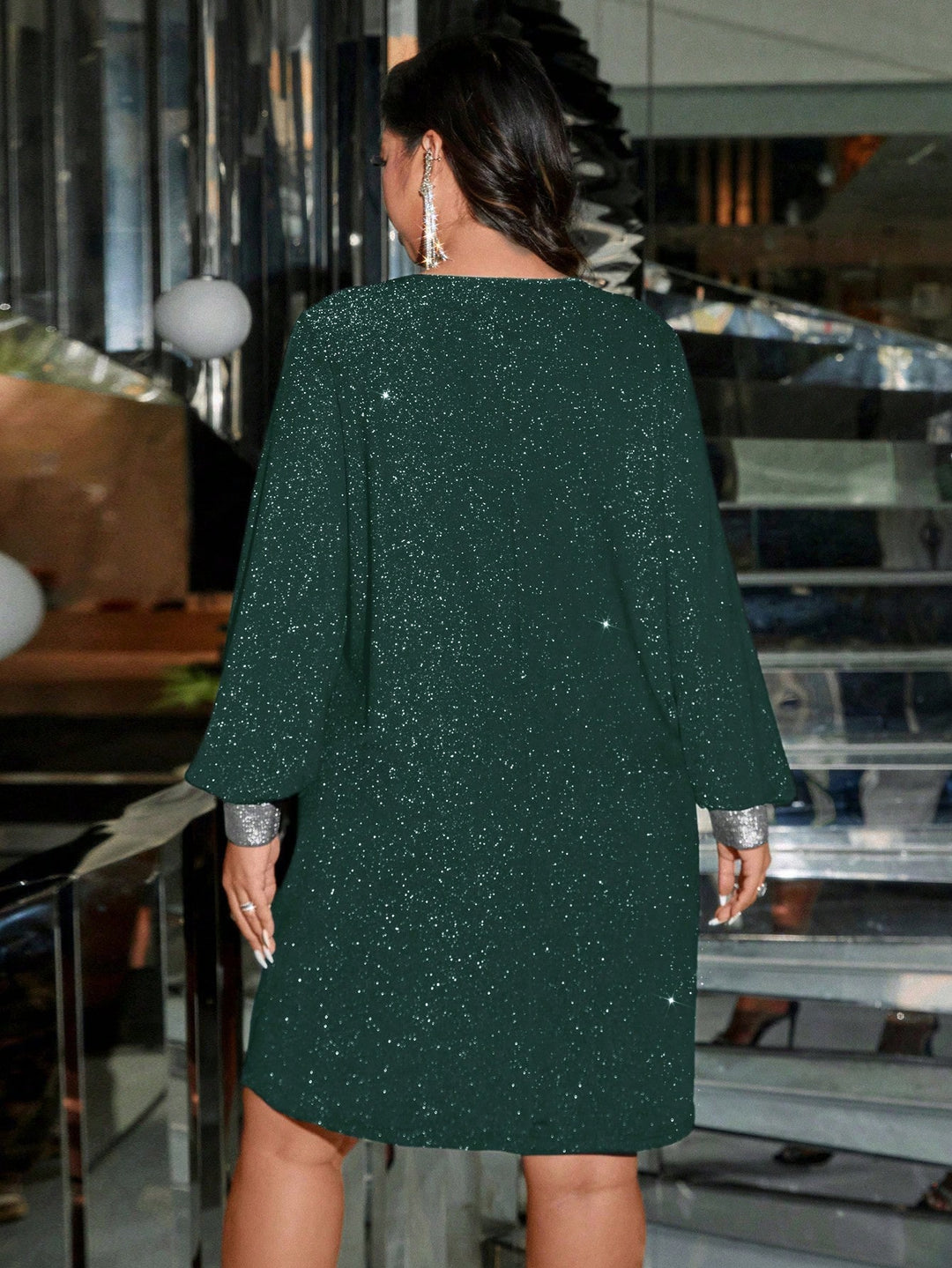 Rochie mini SHEIN, verde