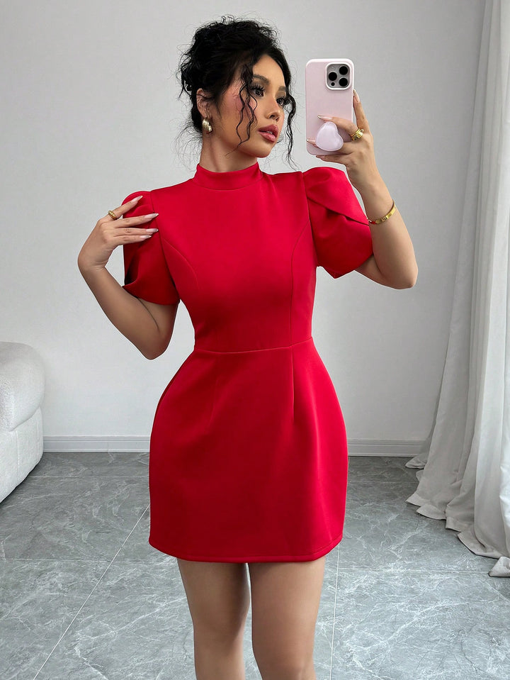 SHEIN maxi ruha, piros
