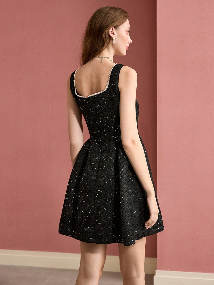 SHEIN mini ruha, fekete