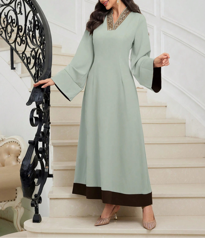 SHEIN maxi ruha, zöld