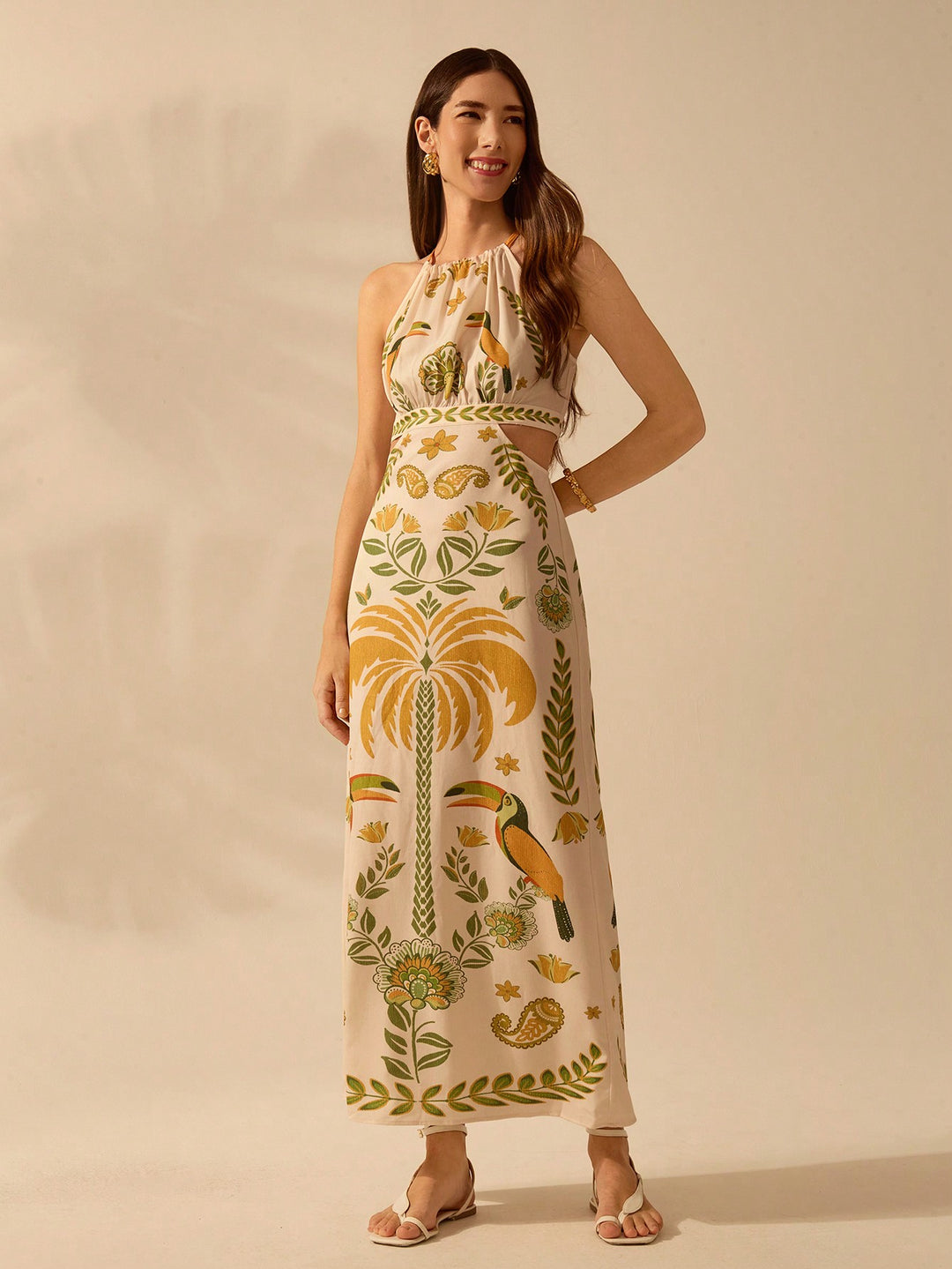Rochie maxi SHEIN, mix culori