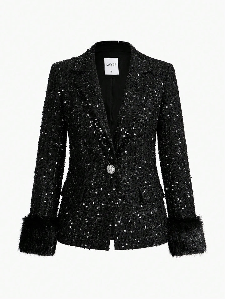 Sacou SHEIN, negru