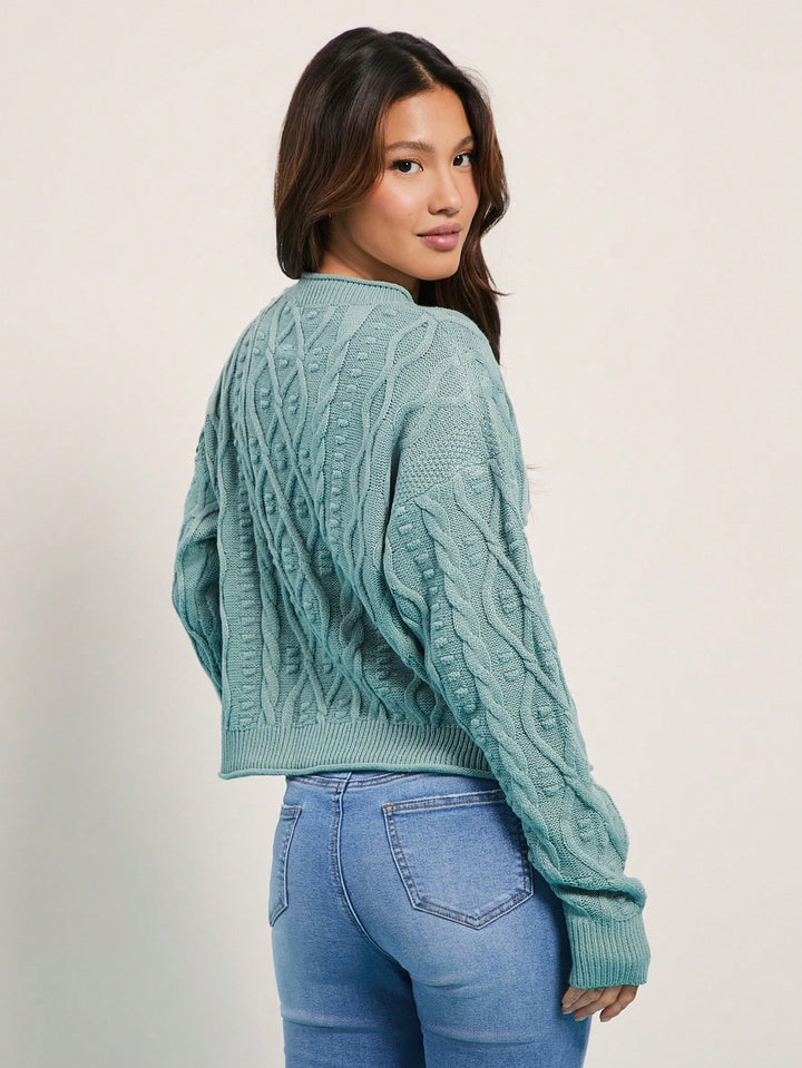 Pulover SHEIN, verde