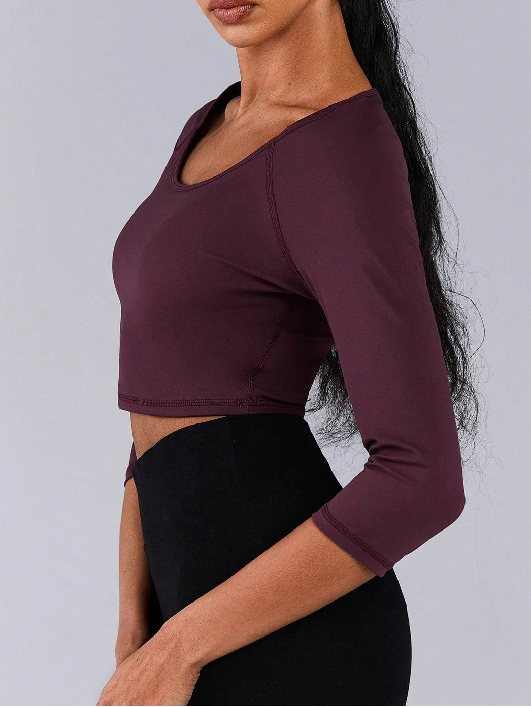 SHEIN blúz, bordó