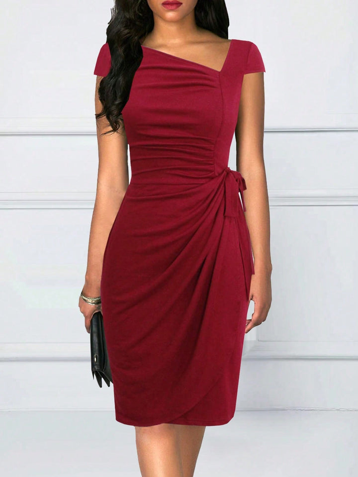 Rochie midi SHEIN, vișiniu