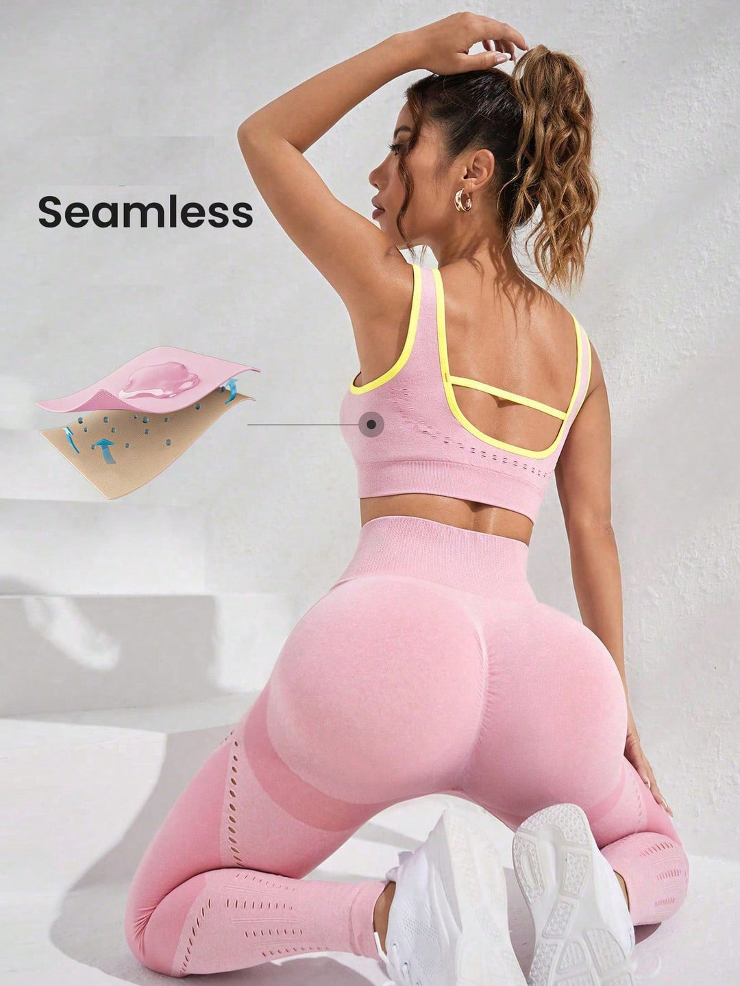 Compleu sport SHEIN, roz