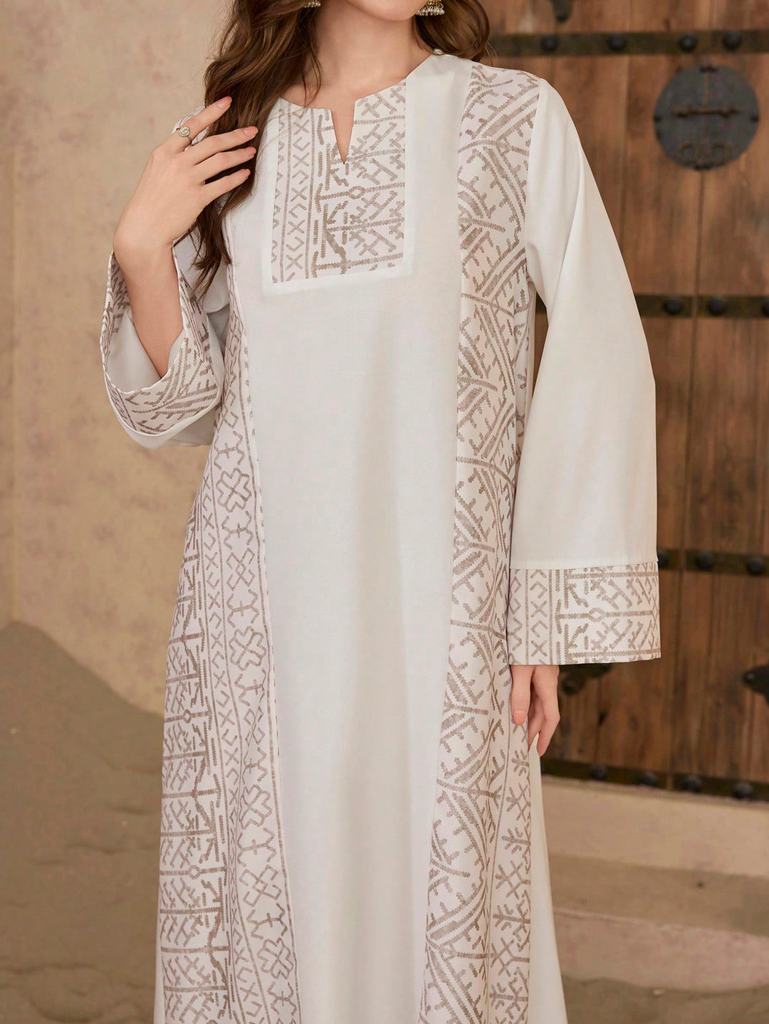 Rochie maxi SHEIN, alb