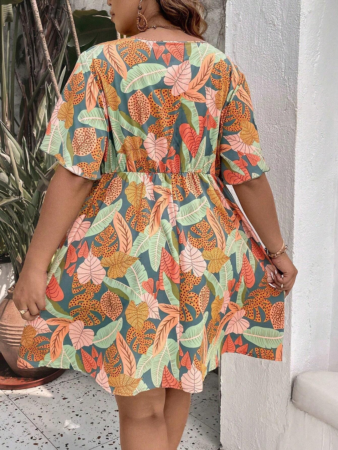 Shein Curve+ miniruha, vegyes színek