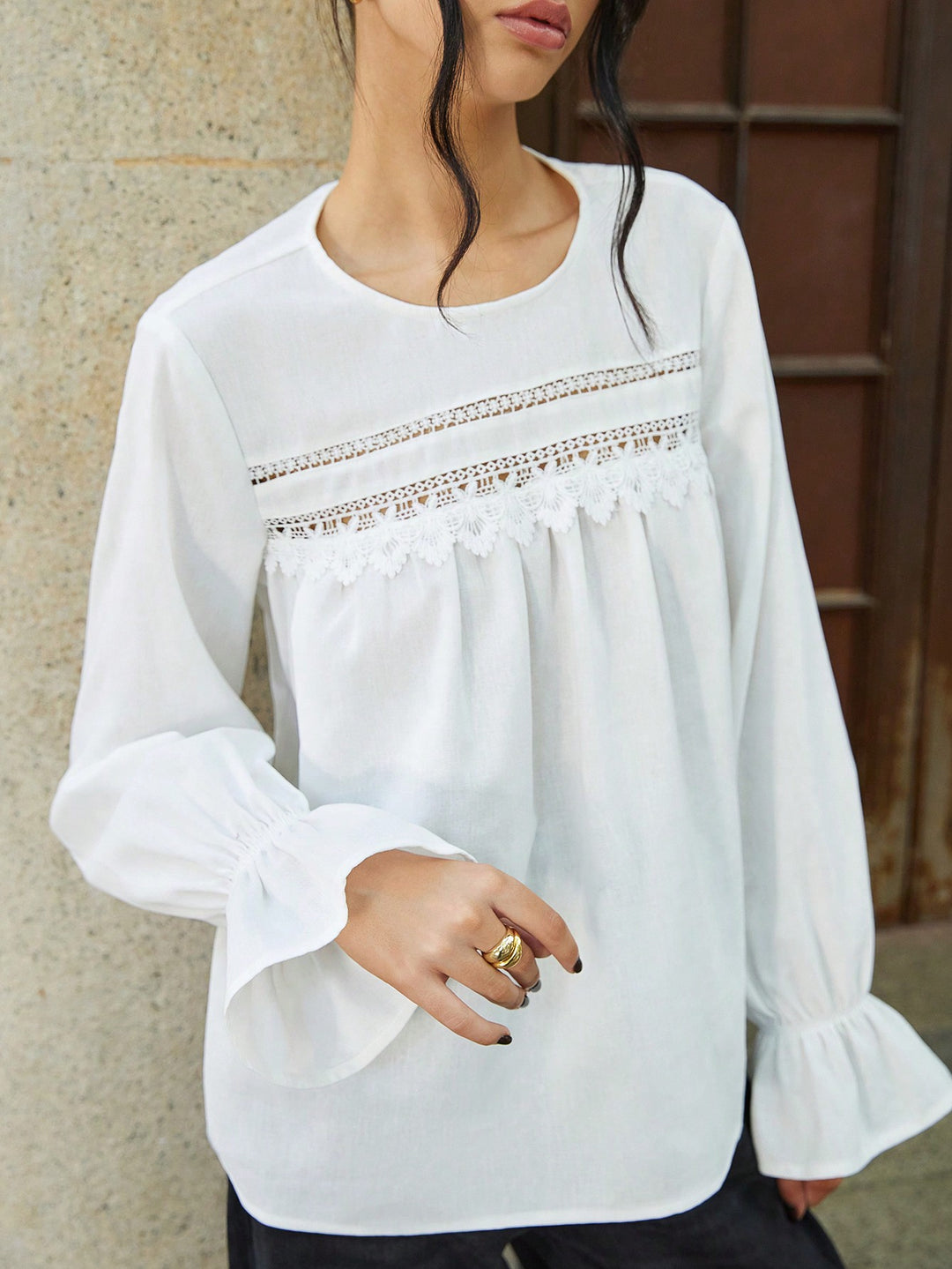 Bluza SHEIN, alb