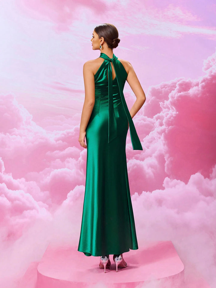 Rochie maxi SHEIN, verde