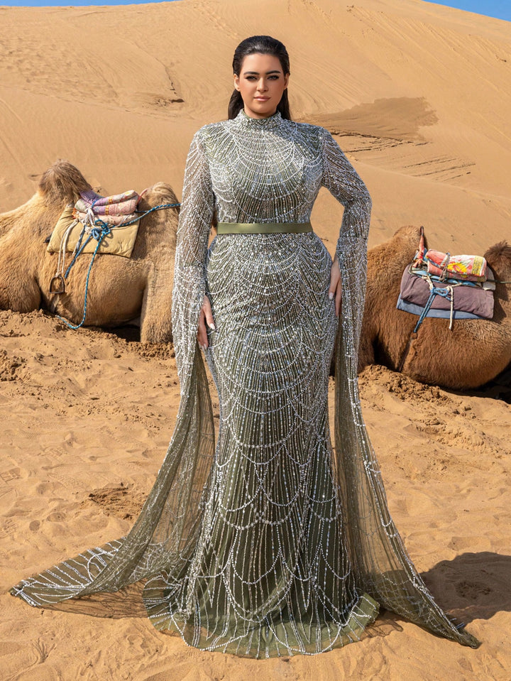 Rochie SHEIN, kaki