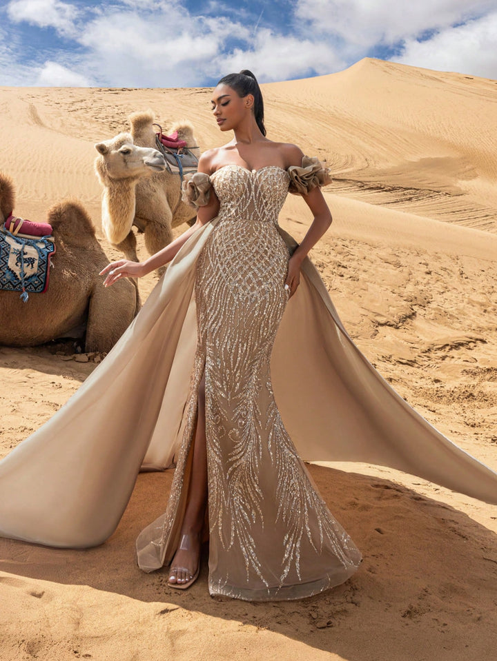 Rochie SHEIN, kaki