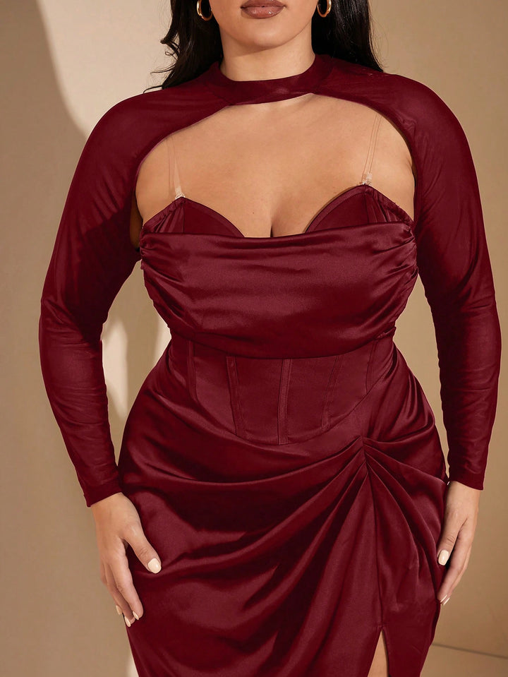 Rochie SHEIN, vișiniu