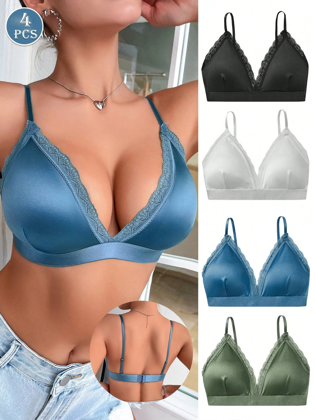 Sutien SHEIN, mix culori