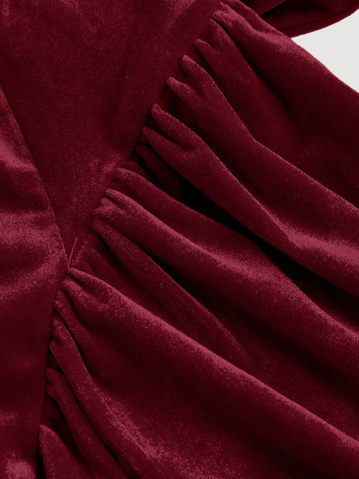 Rochie mini SHEIN, vișiniu
