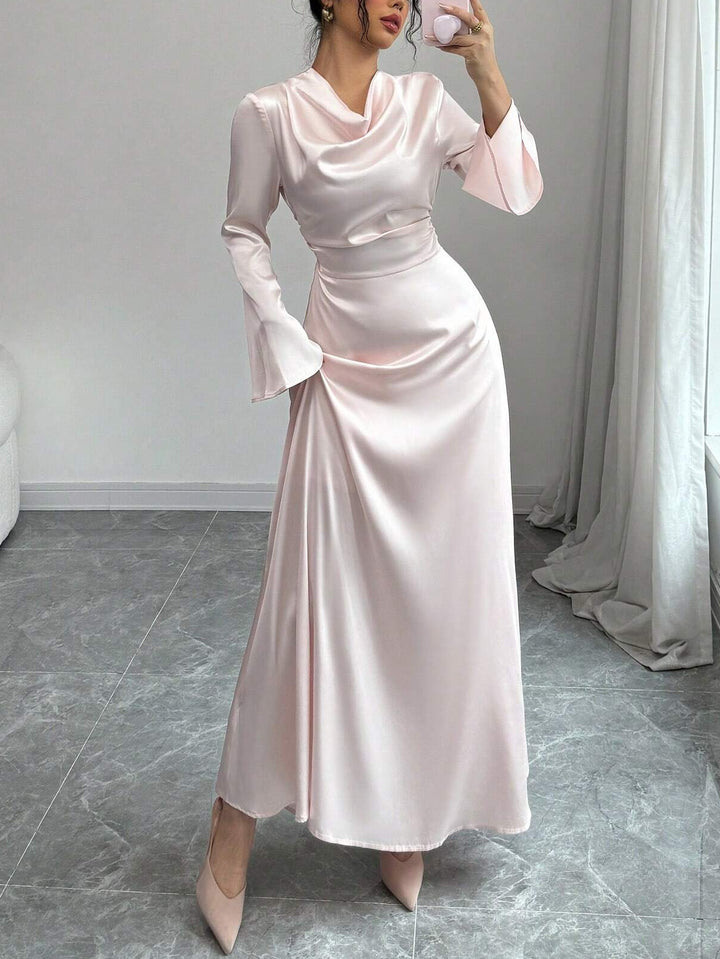 Rochie maxi Shein, roz