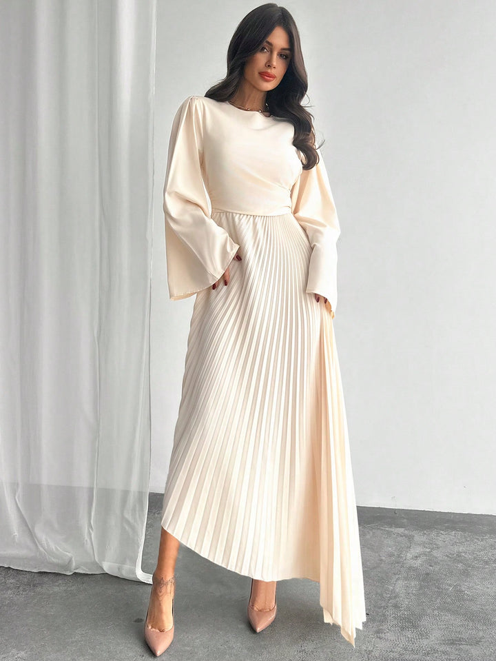 SHEIN maxi ruha, bézs