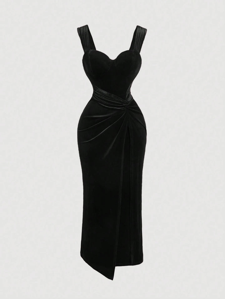 Rochie maxi SHEIN, negru