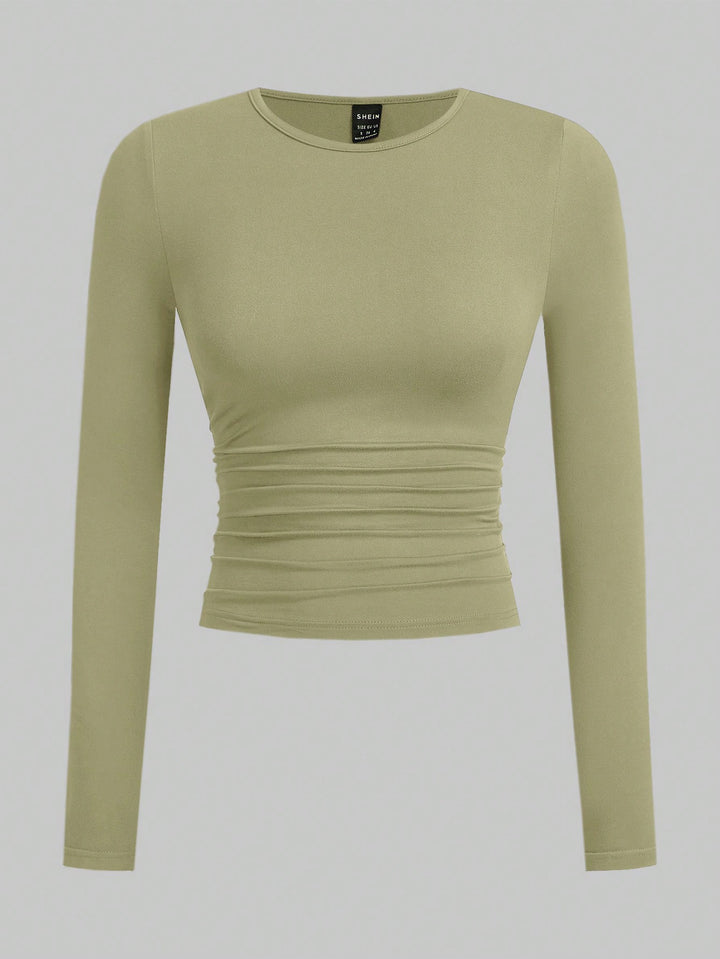 Tricou SHEIN, kaki
