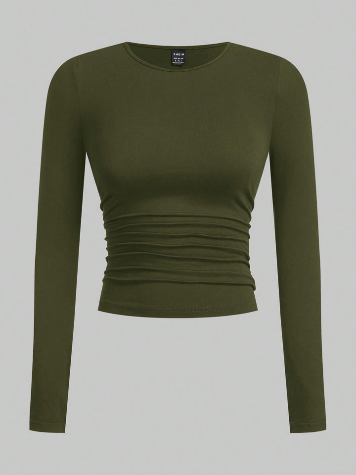 Tricou SHEIN, kaki