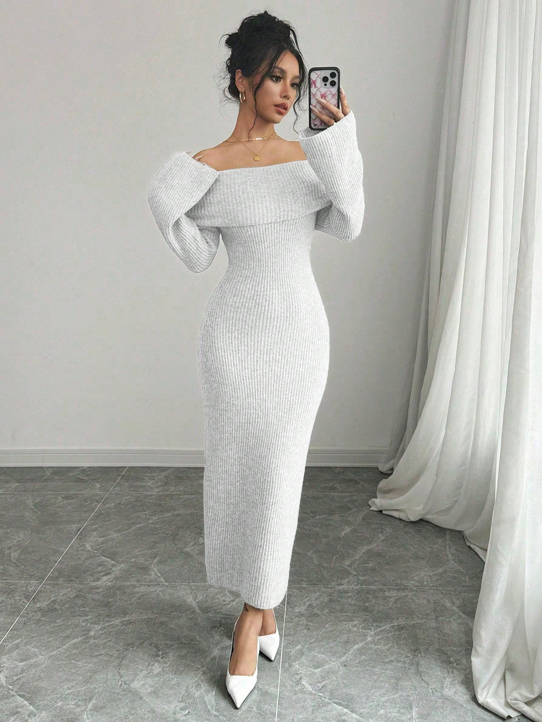 Rochie SHEIN, alb
