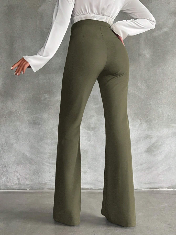 Shein trapéznadrág, khaki
