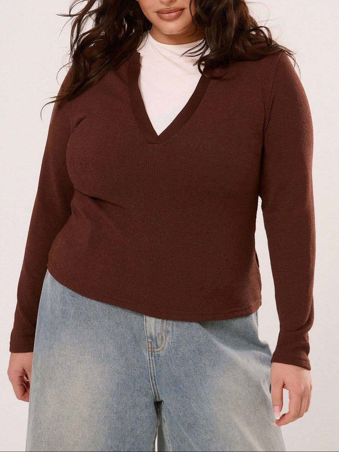 SHEIN blúz, barna