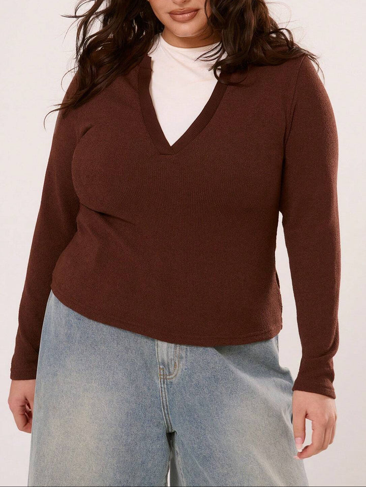 SHEIN blúz, barna