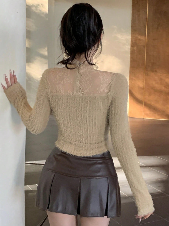 SHEIN póló, khaki
