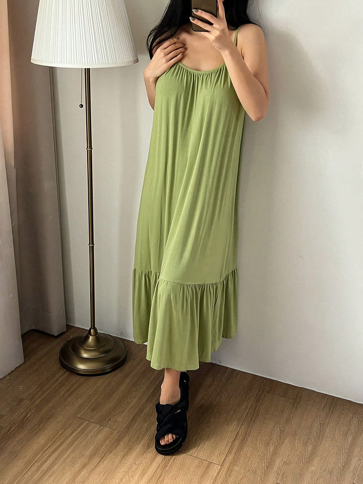Shein midi ruha, zöld