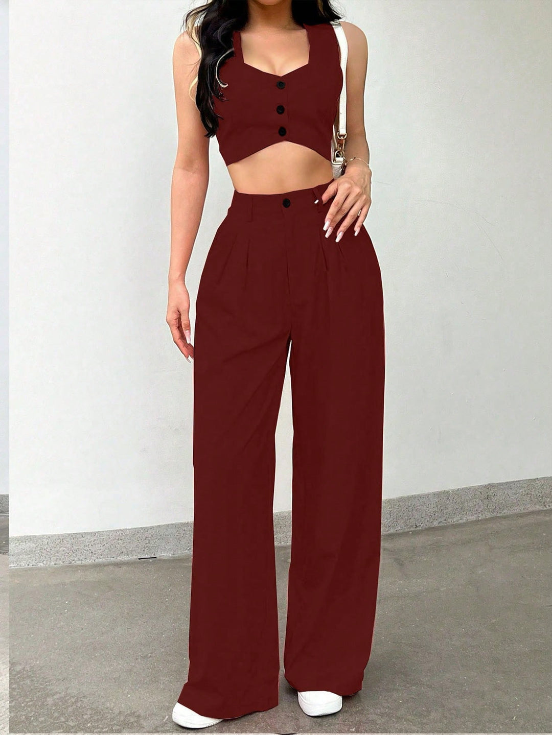 SHEIN együttes, meggypiros