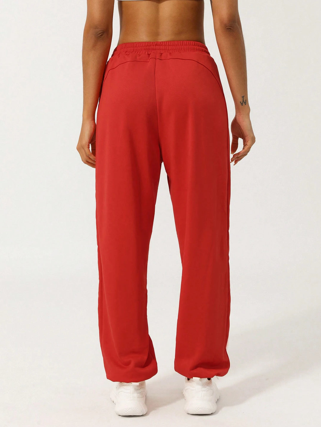 Pantaloni SHEIN, roșu