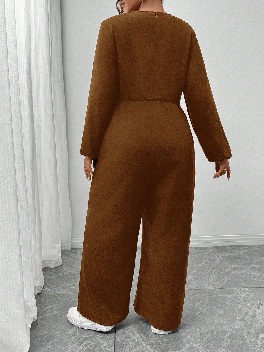 SHEIN kantáros nadrág, khaki