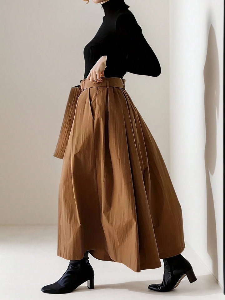 Pantaloni SHEIN, maro