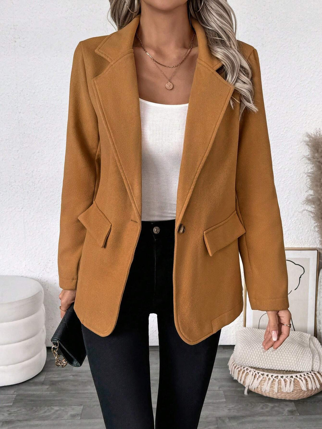 SHEIN zakó, barna