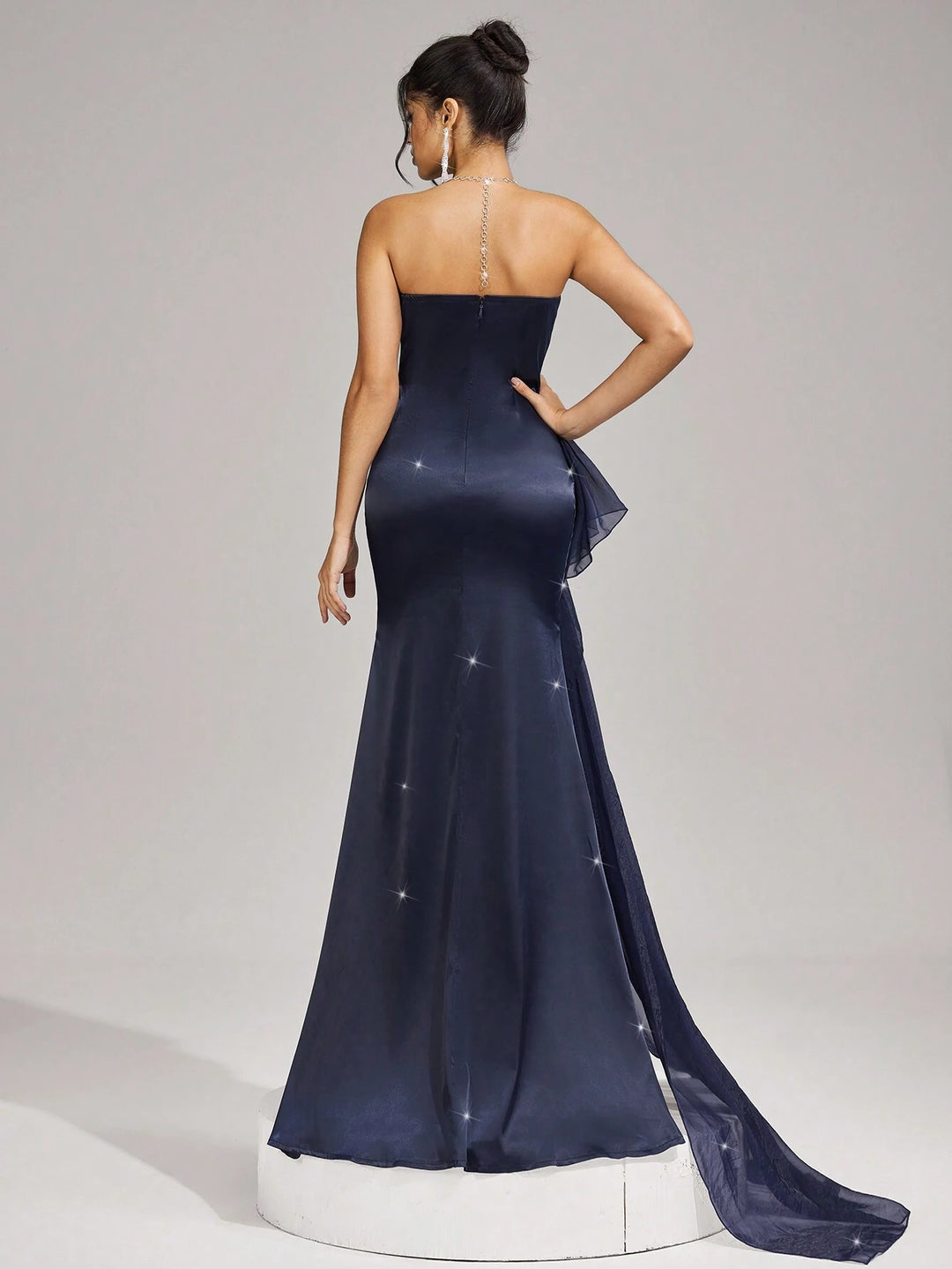 Rochie de ocazie SHEIN, albastru