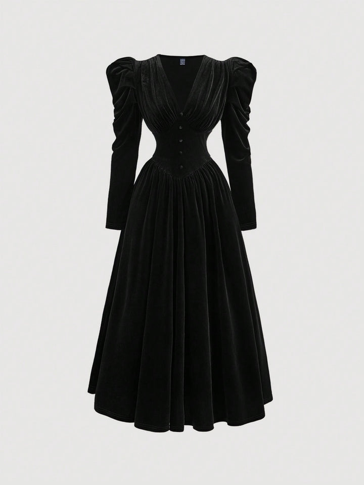 Rochie maxi SHEIN, negru