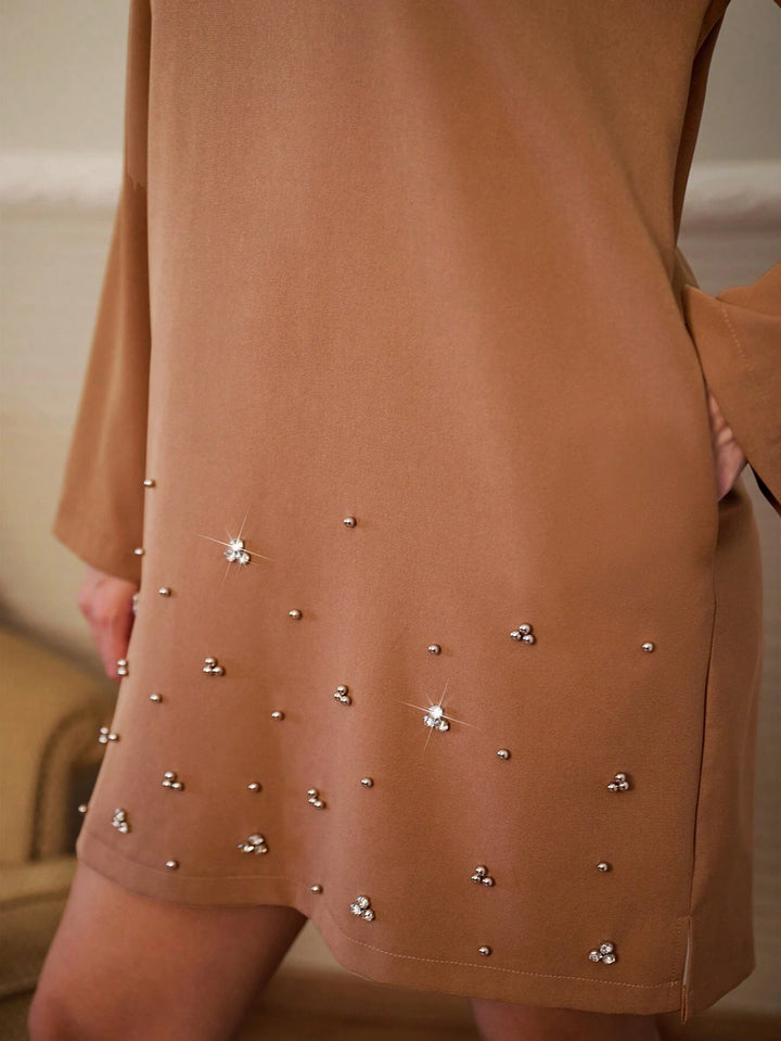 Rochie mini SHEIN, maro